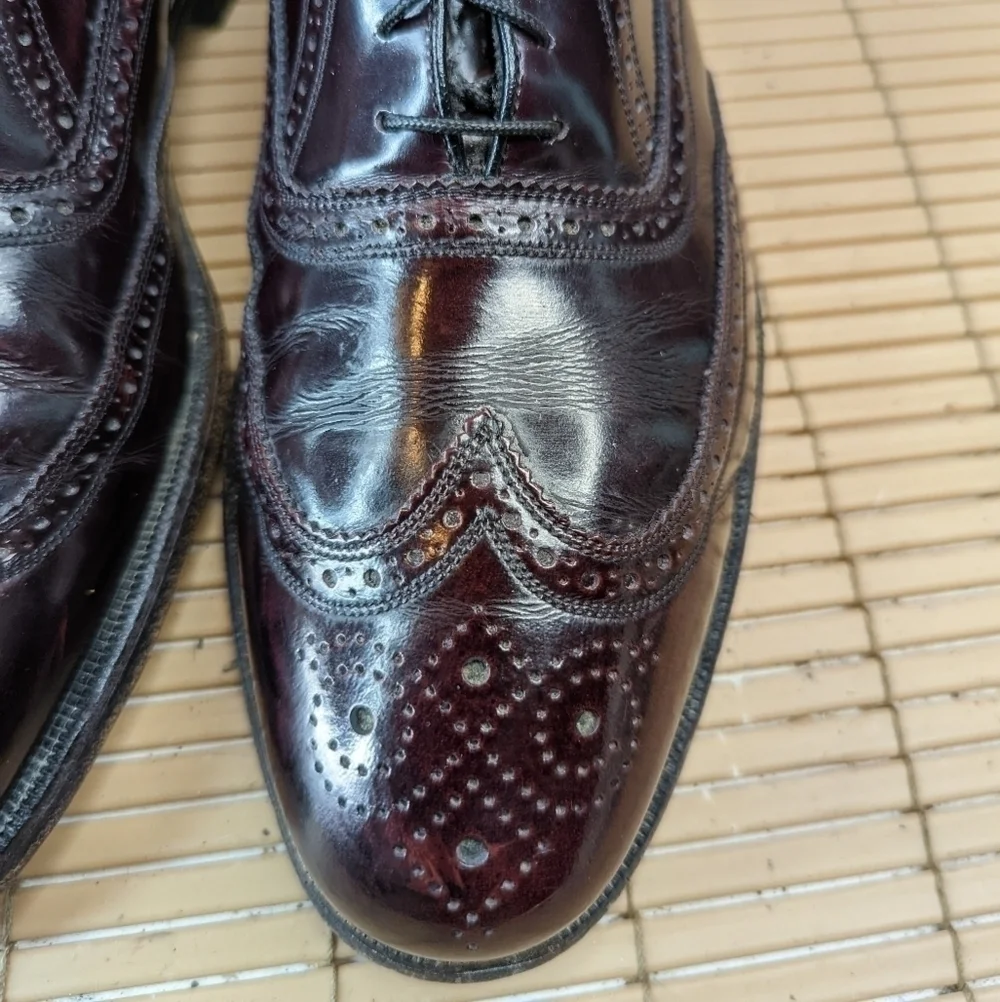 Florsheim burgundy leather